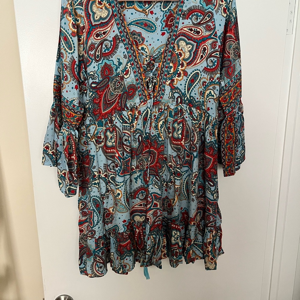 Paisley Print Women's Top